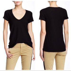 STANDARD JAMES PERSE Black V-Neck T-Shirt